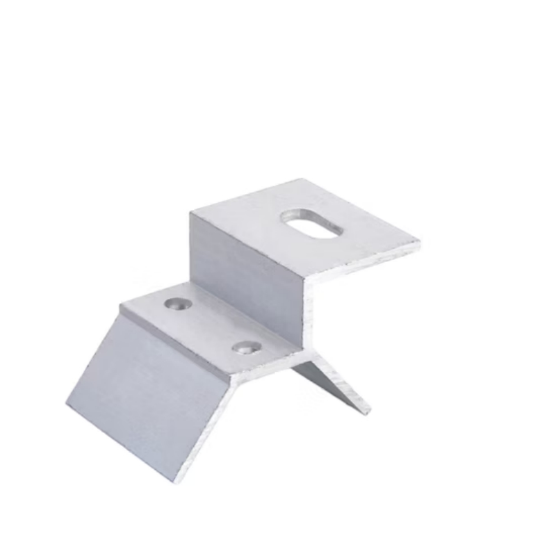 অ্যালুমিনিয়াম অ্যালোয়ারি ক্ল্যাম্প ডাবল বোল্টস এবং সাইজড গ্রিপ সহ কম্পনের জন্য - প্রতিরোধী স্ট্রাকচারাল ফিক্সিং সোলার ছাদ ক্ল্যাম্প