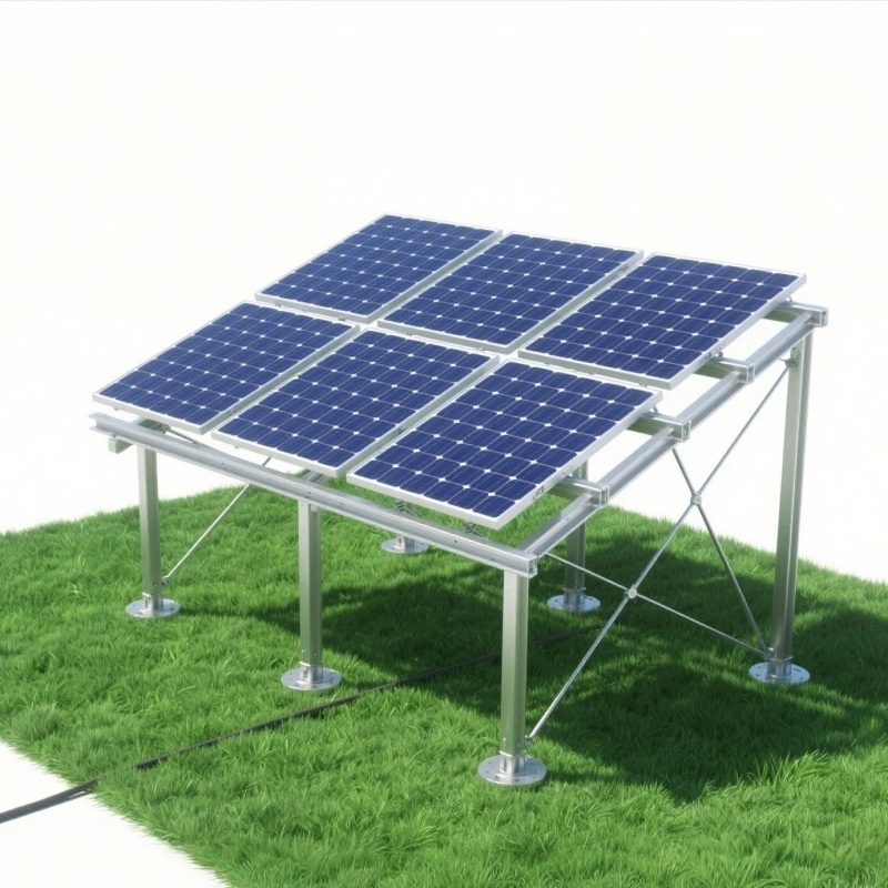 কারখানার দাম সোলার প্যানেল স্ট্রাকচার মাউন্টিং অ্যালুমিনিয়াম রেল রুফ সিস্টেম ব্র্যাকেটের জন্য