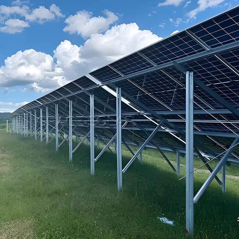ফটোভোলটাইক গ্রাউন্ড মাউন্টিং স্ট্রাকচার গ্রাউন্ড স্ক্রু ফাউন্ডেশন সোলার গ্রাউন্ড মাউন্টিং সিস্টেম সোলার পাওয়ার স্টেশনের জন্য