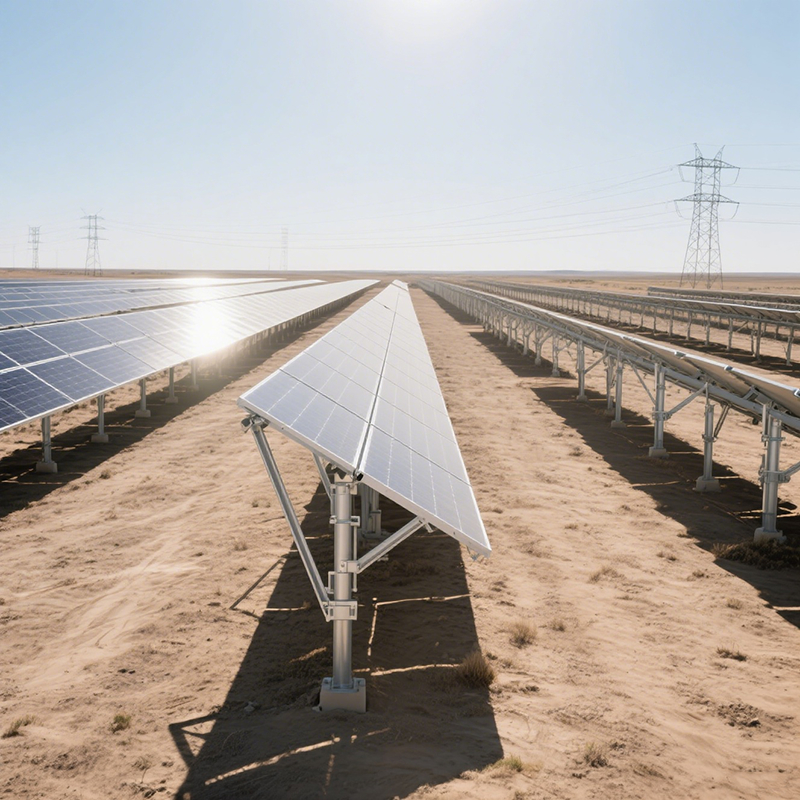 আবহাওয়া-প্রতিরোধী ফ্রি গ্রাউন্ড সোলার মাউন্টিং ব্র্যাকেট - বায়ু এবং জারা-প্রমাণ, তুষার লোড প্রতিরোধী