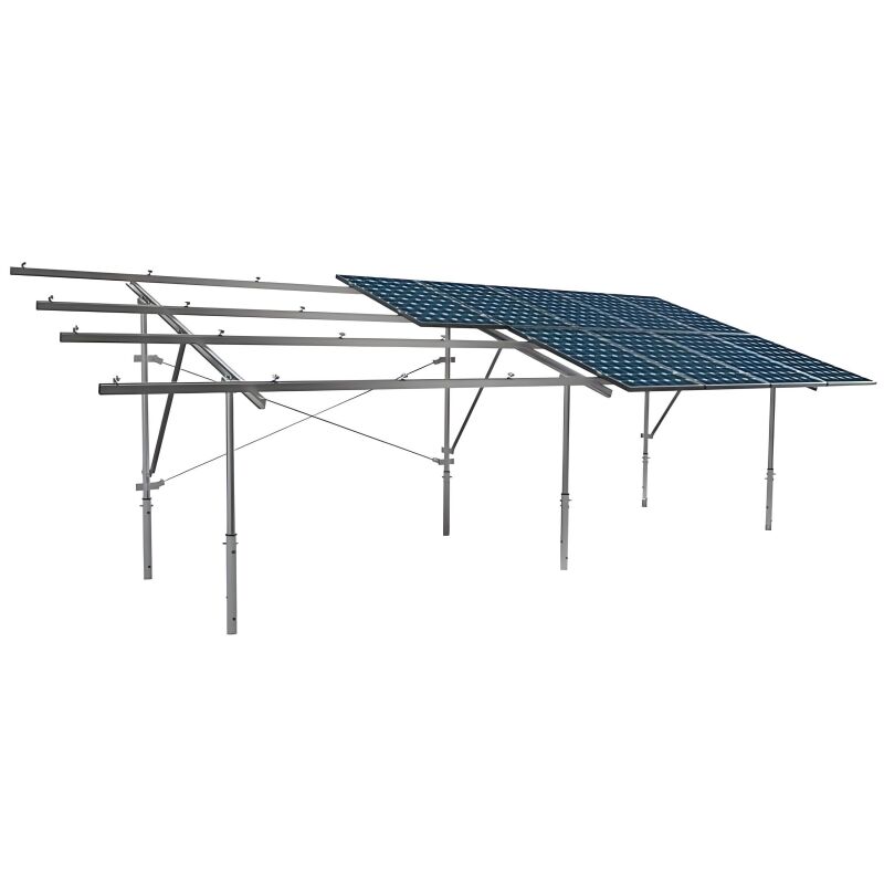 সোলার প্যানেল মাউন্টিং ব্র্যাকেট প্রাক-সম্মিলিত নকশা ইনস্টলেশন সময় সাশ্রয় এবং সোলার প্যানেলের জন্য শক্তিশালী সমর্থন প্রদান করে