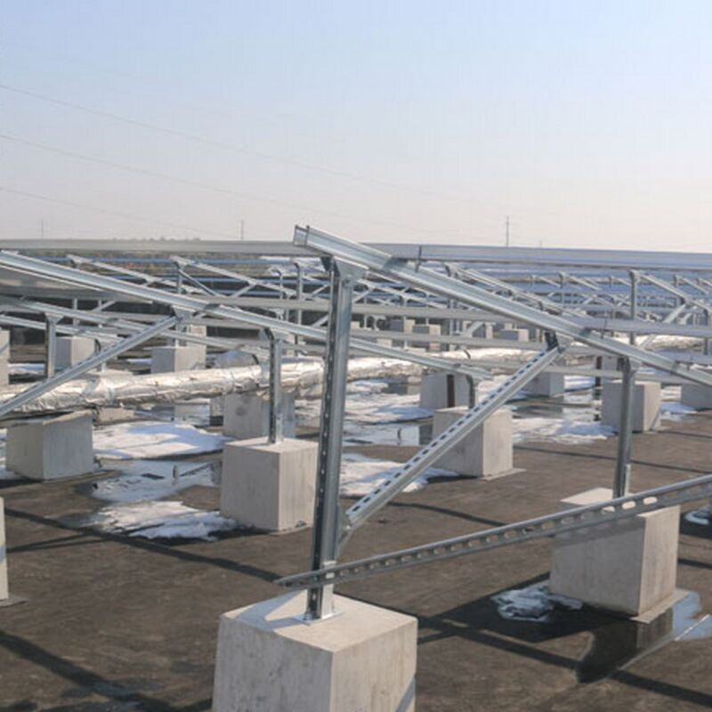 সোলার প্যানেল মাউন্টিং ব্র্যাকেটগুলি পূর্ব-সংযুক্ত র‍্যাক এবং সহায়তার জন্য উচ্চ-শক্তি সম্পন্ন ইস্পাত বিম সহ ডিজাইন করা হয়েছে, যা সহজ ইনস্টলেশনের জন্য উপযুক্ত।